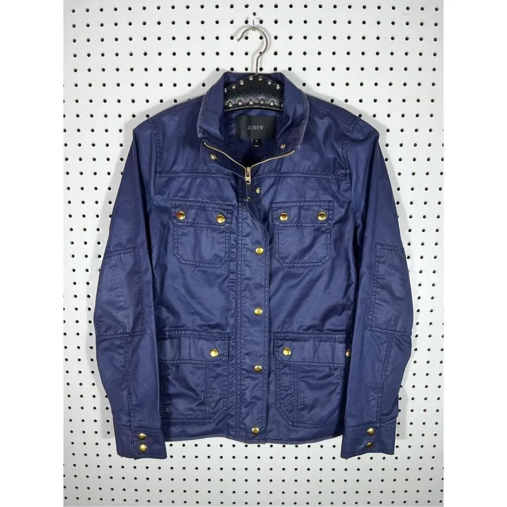 J.Crew cotton coated downtown field jacket size XS
